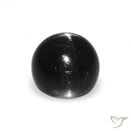 Stella Diopside Nero naturale da 1.66 ct, Rotondo, Opaco