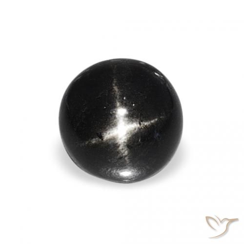 1.20ct Nero Stella Diopside, Rotondo, Opaco