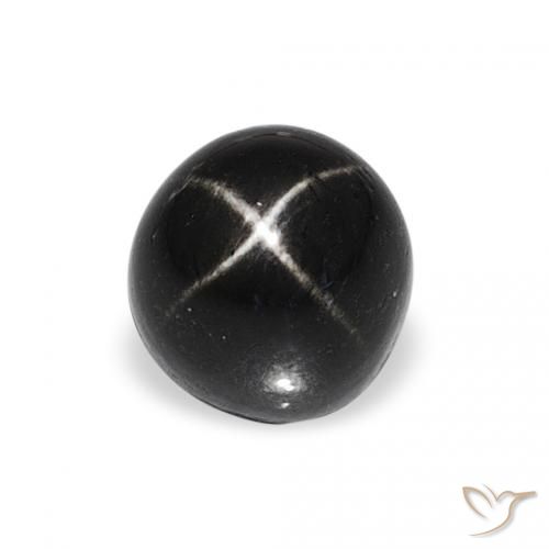 1.78ct Nero Stella Diopside, Rotondo, Opaco