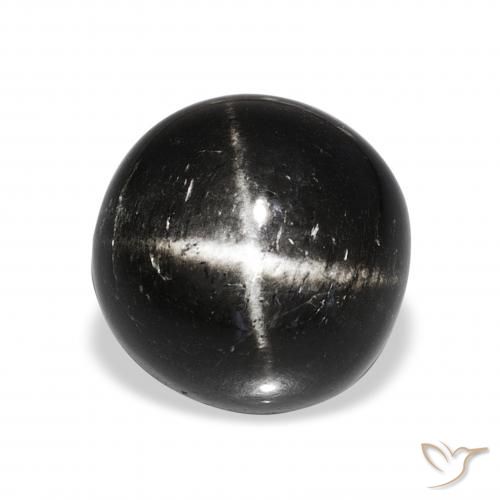 11.74ct Nero Stella Diopside, Rotondo, Opaco