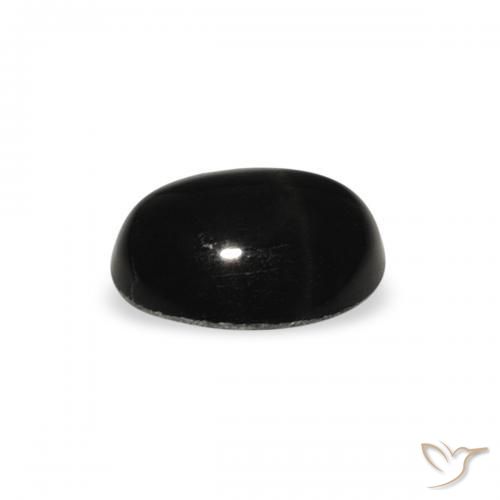 Stella Diopside Nero naturale da 1.40 ct, Ovale, Opaco