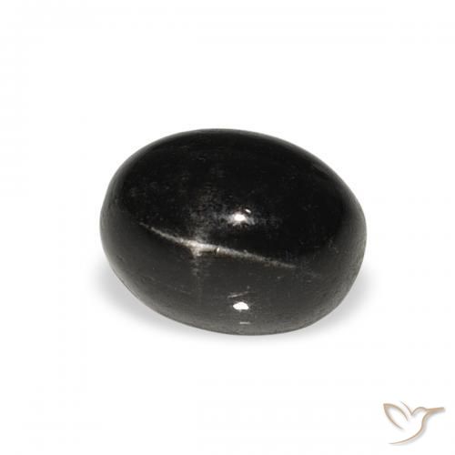 Stella Diopside Nero naturale da 2.41 ct, Ovale, Opaco