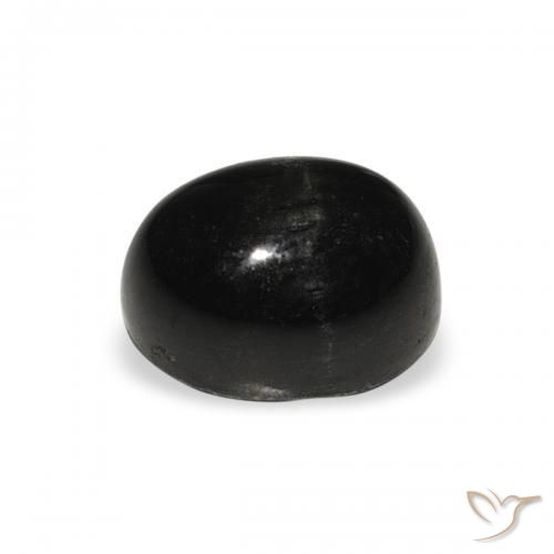 Stella Diopside Nero naturale da 2.45 ct, Ovale, Opaco