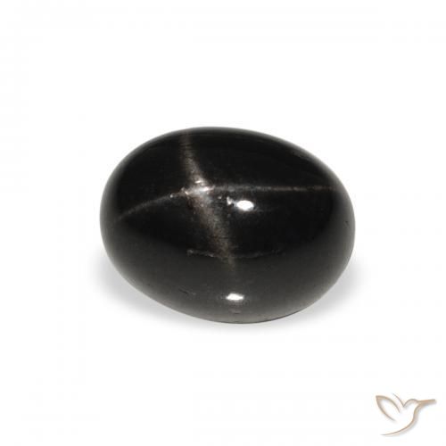 Stella Diopside Nero naturale da 2.08 ct, Ovale, Opaco