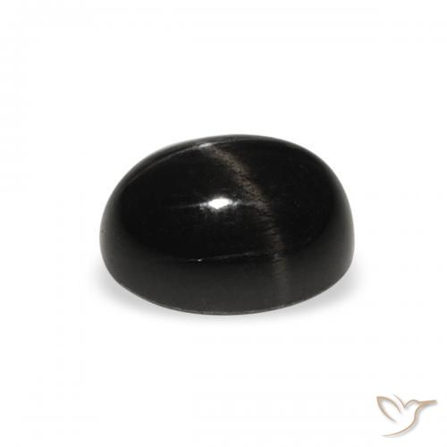 Stella Diopside Nero naturale da 2.08 ct, Ovale, Opaco
