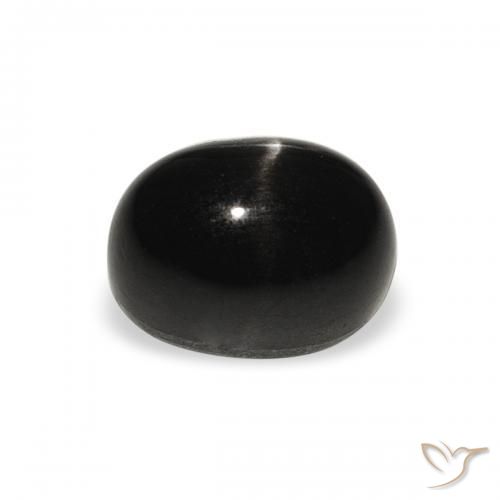 Stella Diopside Nero naturale da 2.61 ct, Ovale, Opaco