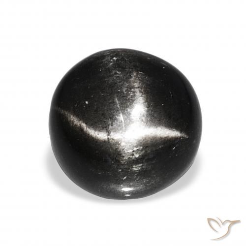6.96ct Nero Stella Diopside, Rotondo, Opaco