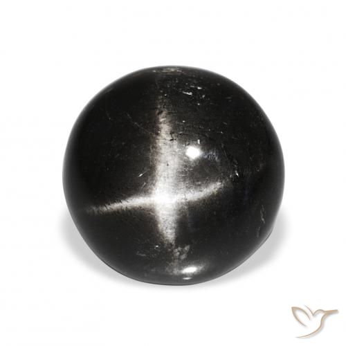 8.90ct Nero Stella Diopside, Rotondo, Opaco