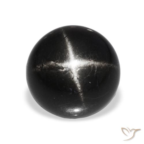 7.90ct Nero Stella Diopside, Rotondo, Opaco