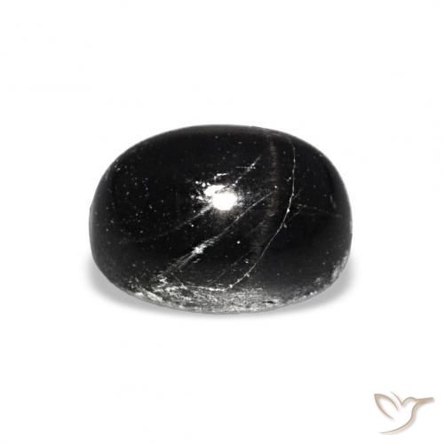 Stella Diopside Nero naturale da 2.26 ct, Ovale, Opaco