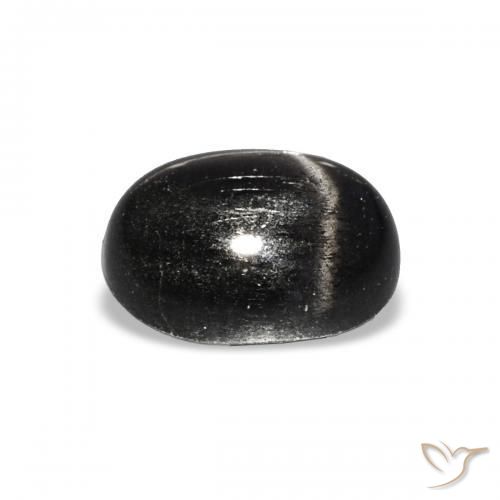 Stella Diopside Nero naturale da 1.81 ct, Ovale, Opaco