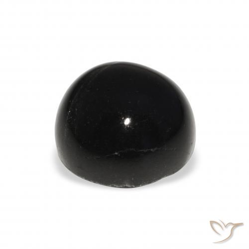 Stella Diopside Nero naturale da 8.51 ct, Rotondo, Opaco