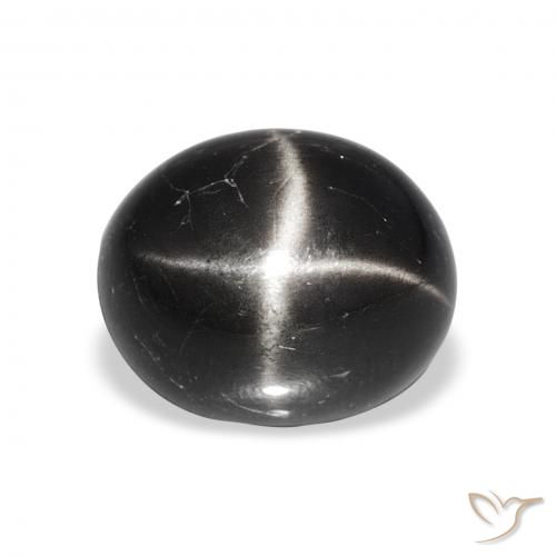 6.78ct Nero Stella Diopside Pietre preziose, Ovale, Opaco