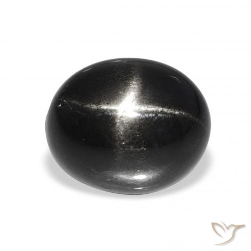 7.64ct Nero Stella Diopside, Ovale, Opaco