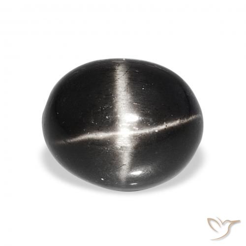 6.92ct Nero Stella Diopside, Ovale, Opaco