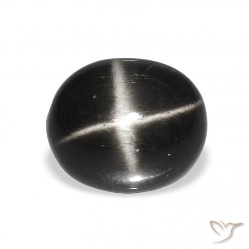 6.11ct Nero Stella Diopside, Ovale, Opaco