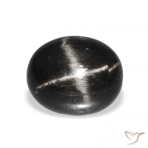 7.29ct Nero Stella Diopside, Ovale, Opaco