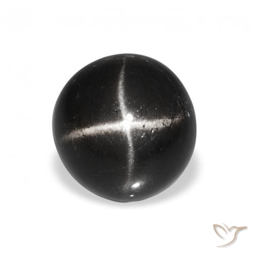 4.65ct Nero Stella Diopside Pietre preziose, Rotondo, Opaco