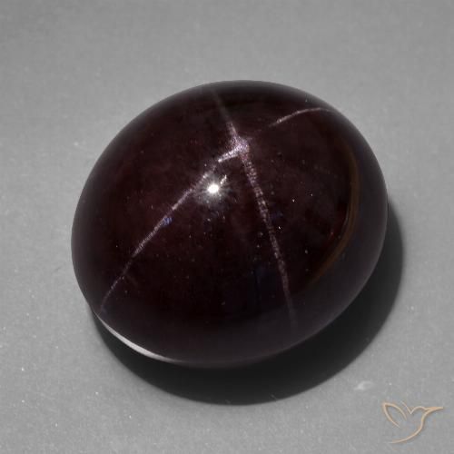 97.90ct Naturale Rosso scuro Granato stellato, Ovale, Opaco