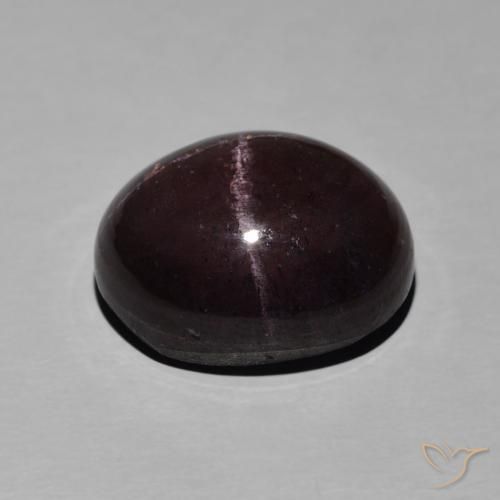 Granato stellato Rosso mogano naturale da 14.23 ct, Ovale, Opaco