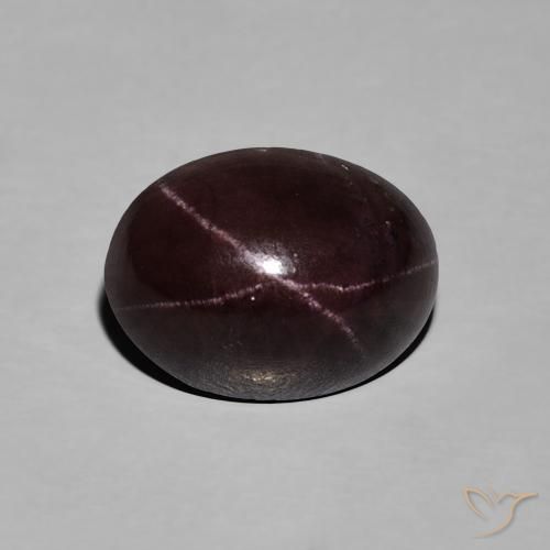 8.83ct Naturale Rosso scuro Granato stellato, Ovale, Opaco