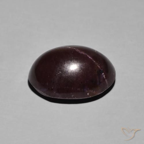 Granato stellato Rosso scuro naturale da 8.83 ct, Ovale, Opaco