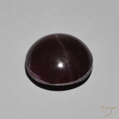 Granato stellato Rosso scuro naturale da 10.78 ct, Ovale, Opaco