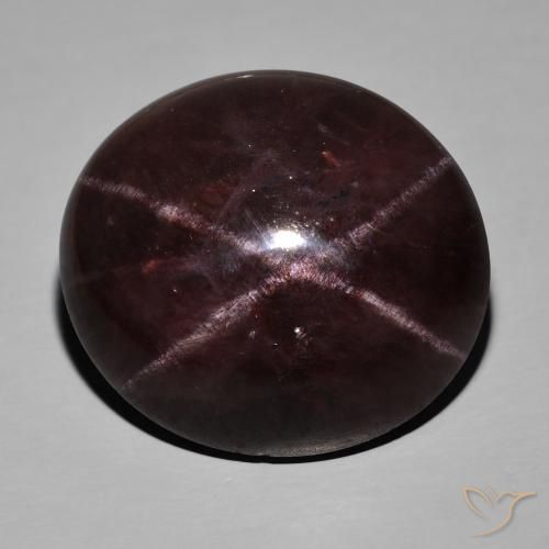 72.40ct Naturale Rosso scuro Granato stellato, Ovale, Opaco