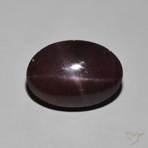 14.01ct Naturale Rosso scuro Granato stellato, Ovale, Opaco