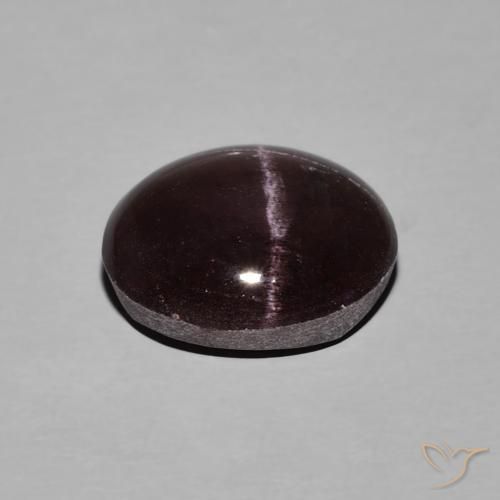 Granato stellato Rosso mogano naturale da 5.73 ct, Ovale, Opaco