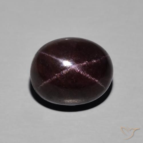 8.85ct Naturale Rosso mogano Granato stellato, Ovale, Opaco