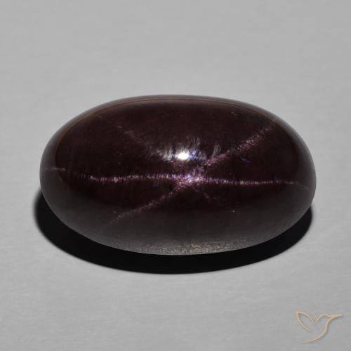28.69ct Naturale Rosso mogano Granato stellato, Ovale, Opaco