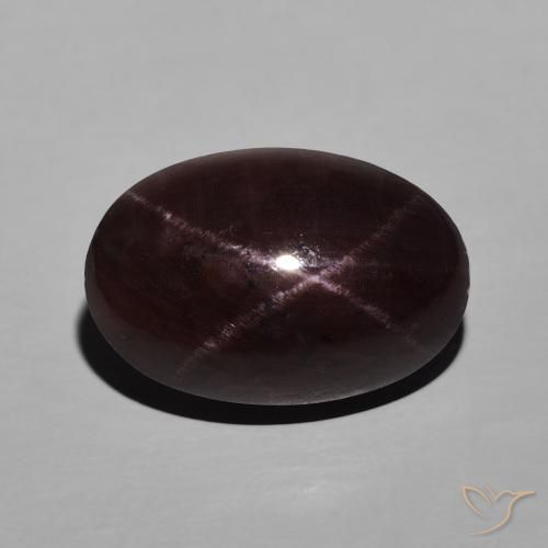 10.62ct Naturale Rosso mogano Granato stellato, Ovale, Opaco