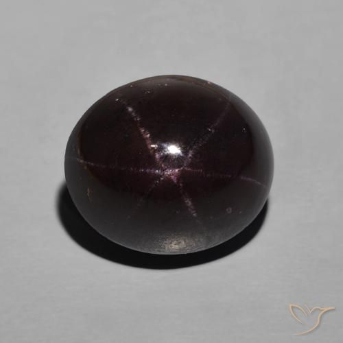 12.68ct Naturale Rosso scuro Granato stellato, Ovale, Opaco
