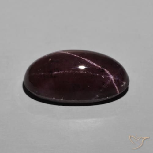 Granato stellato Rosso mogano naturale da 13.20 ct, Ovale, Opaco