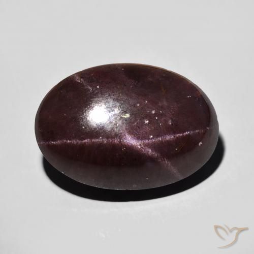 15.62ct Naturale Rosso scuro Granato stellato, Ovale, Opaco