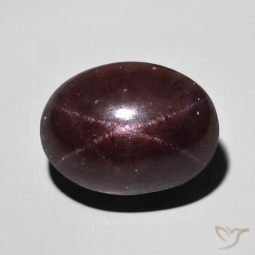 11.80ct Naturale Rosso mogano Granato stellato, Ovale, Opaco