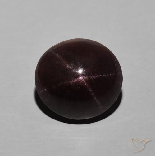 6.29ct Naturale Rosso mogano Granato stellato, Ovale, Opaco