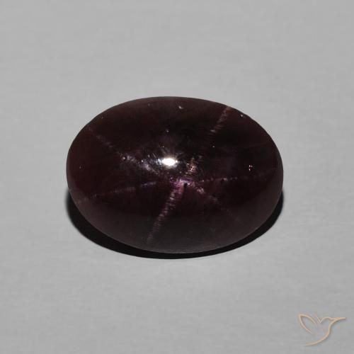 6.07ct Naturale Rosso scuro Granato stellato, Ovale, Opaco