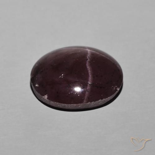 Granato stellato Rosso scuro naturale da 6.74 ct, Ovale, Opaco