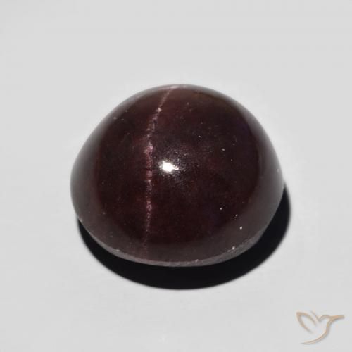 Granato stellato Rosso mogano naturale da 15.14 ct, Ovale, Opaco