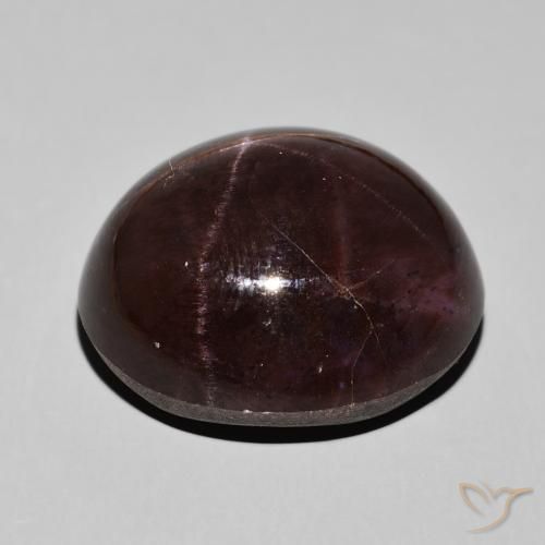 Granato stellato Rosso mogano naturale da 51.55 ct, Ovale, Opaco
