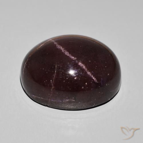 Granato stellato Rosso scuro naturale da 66.39 ct, Ovale, Opaco