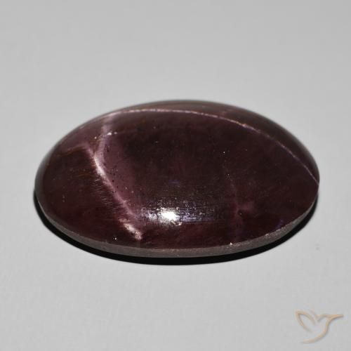 Granato stellato Rosso mogano naturale da 68.34 ct, Ovale, Opaco