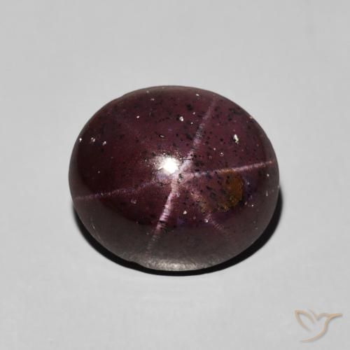 8.00ct Naturale Rosso mogano Granato stellato, Ovale, Opaco