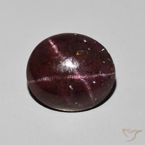 11.81ct Naturale Rosso mogano Granato stellato, Ovale, Opaco