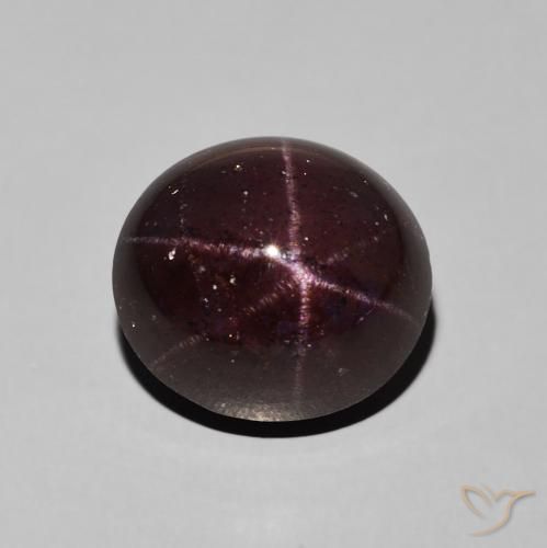 9.92ct Naturale Rosso scuro Granato stellato, Ovale, Opaco