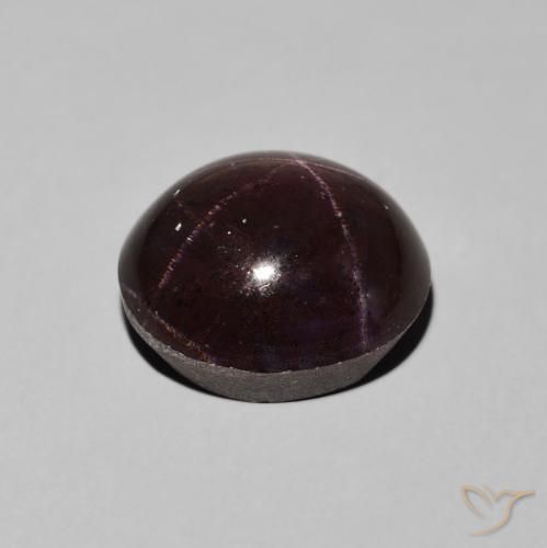Granato stellato Rosso scuro naturale da 9.92 ct, Ovale, Opaco