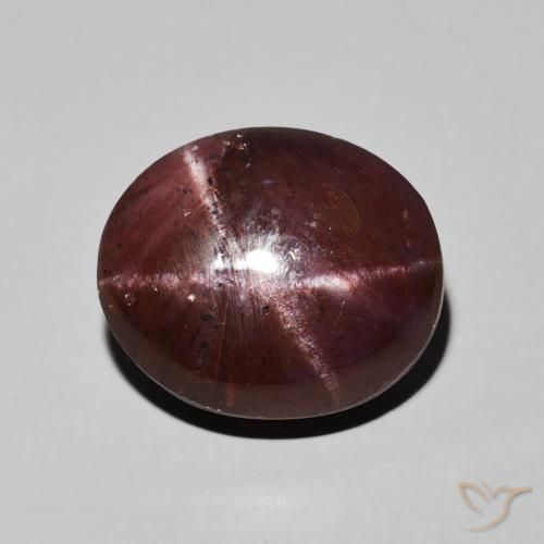 13.83ct Naturale Rosso mogano Granato stellato, Ovale, Opaco