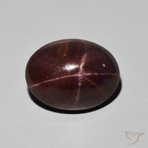 15.94ct Naturale Rosso mogano Granato stellato, Ovale, Opaco